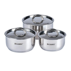 Spacesaver Pots & Pan Stainless Steel Set-Off Grid Living Supplies Australia
