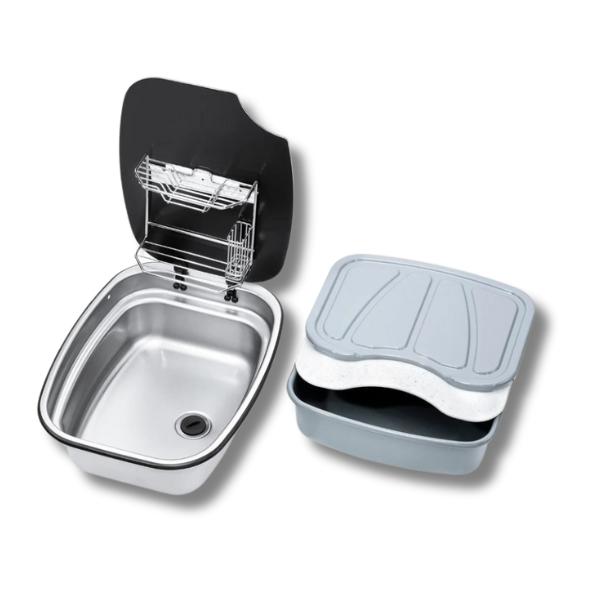 Stainless Steel Kitchen Centre For Caravan & RVs-Off Grid Living Supplies Australia