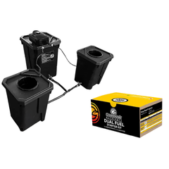 Starter Kit with 1 / 3 / 5 / 7 Pots 27L DWC Deep Water Culture System - GreenPlanet-Off Grid Living Supplies