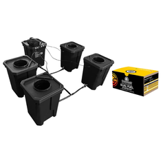 Starter Kit with 1 / 3 / 5 / 7 Pots 27L DWC Deep Water Culture System - GreenPlanet-Off Grid Living Supplies