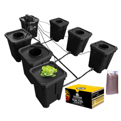 Starter Kit with 1 / 3 / 5 / 7 Pots 27L DWC Deep Water Culture System - GreenPlanet-Off Grid Living Supplies