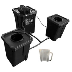Starter Kit with 5 Pots and 27L DWC Deep Water Culture System-Off Grid Living Supplies