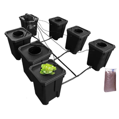 Starter Kit with 7 Pots 27L DWC Deep Water Culture System for Fast Growth - GreenPlanet-Off Grid Living Supplies