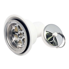 Straight Plug & Waste Kit For Caravan & RVs-Off Grid Living Supplies Australia