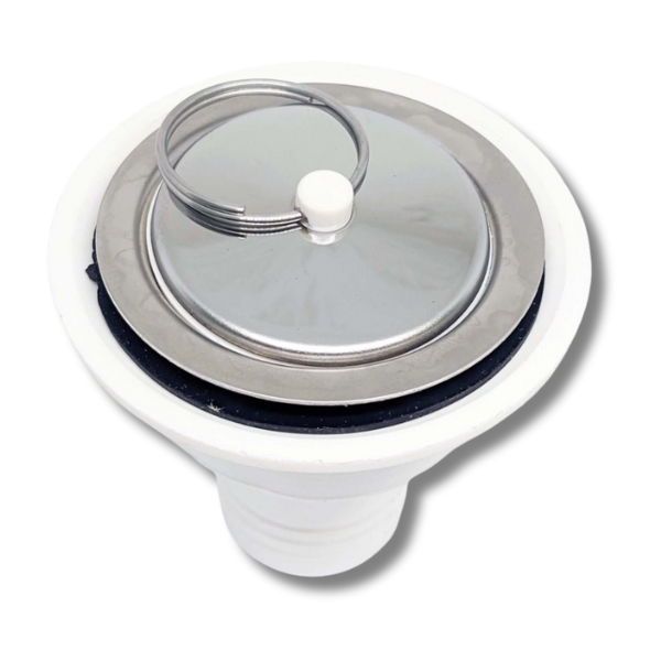 Straight Plug & Waste Kit For Caravan & RVs-Off Grid Living Supplies Australia