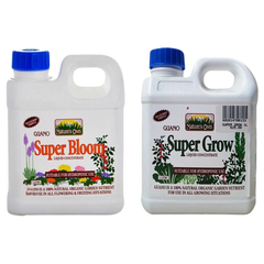 Super Grow & Super Bloom 1L Organic Nutrient Single or Kit - Guano-Off Grid Living Supplies
