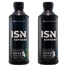 Supreme Grow & Bloom A&B Nutrients 4x1L Essential Plant Additive - ISN-Off Grid Living Supplies
