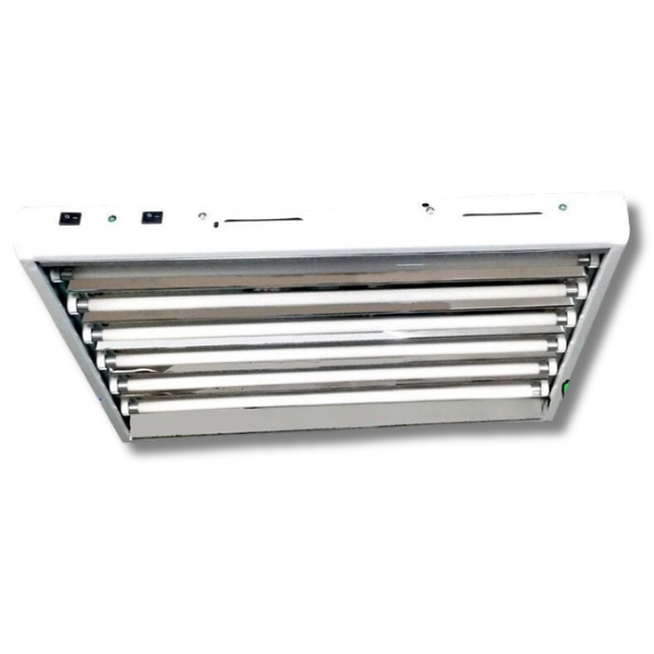 T5 2ft HO 6x24W Propagation Light 6500K and 2700K 144W Mirror Shade-Off Grid Living Supplies