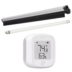 T5 3ft 39W 10.0 UVB Lighting Kit with Hygrometer for Reptile / Lizard / Turtle-Off Grid Living Supplies