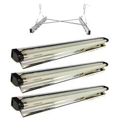 T5 Fluorescent Propagation Grow Light 3ft 39W 6400K Microgreen Light-Off Grid Living Supplies