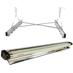 T5 Fluorescent Propagation Grow Light 3ft 39W 6400K Microgreen Light-Off Grid Living Supplies