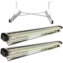 T5 Fluorescent Propagation Grow Light 3ft 39W 6400K Microgreen Light-Off Grid Living Supplies