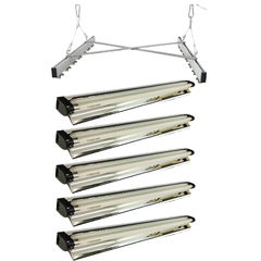 T5 Fluorescent Propagation Grow Light 3ft 39W 6400K Microgreen Light-Off Grid Living Supplies