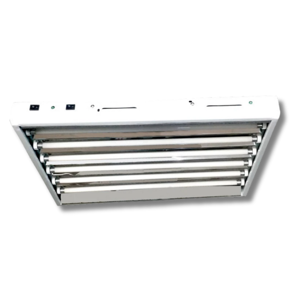 T5 HO Propagation Light 6 Tubes 6500K Up to 144W with Mirror Reflector-Off Grid Living Supplies