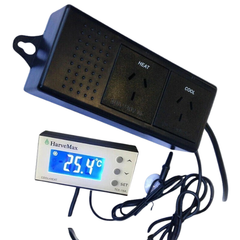 Temperature & Humidity Thermostat Fan Controller for Hydroponics Greenhouse-Off Grid Living Supplies