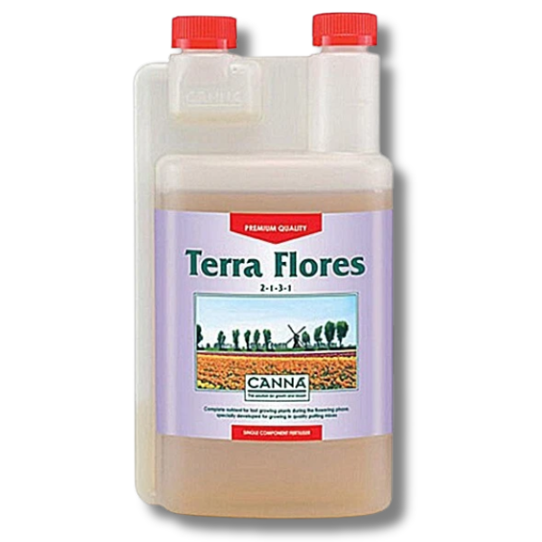 Terra Flores 1L Bloom Flower Nutrient for Soil Growing Plants - Canna-Off Grid Living Supplies