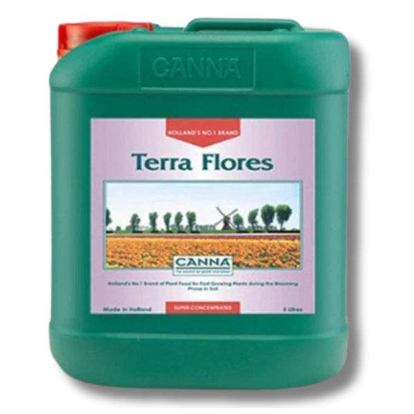 Terra Flores 5L Fast Growing Flowering Nutrient - Canna-Off Grid Living Supplies