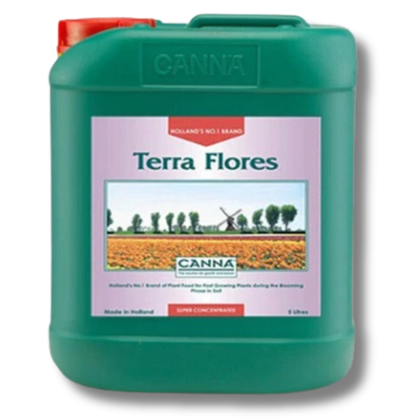 Terra Flores 5L Nutrient for Fast Growing Flowering Plants - Canna-Off Grid Living Supplies