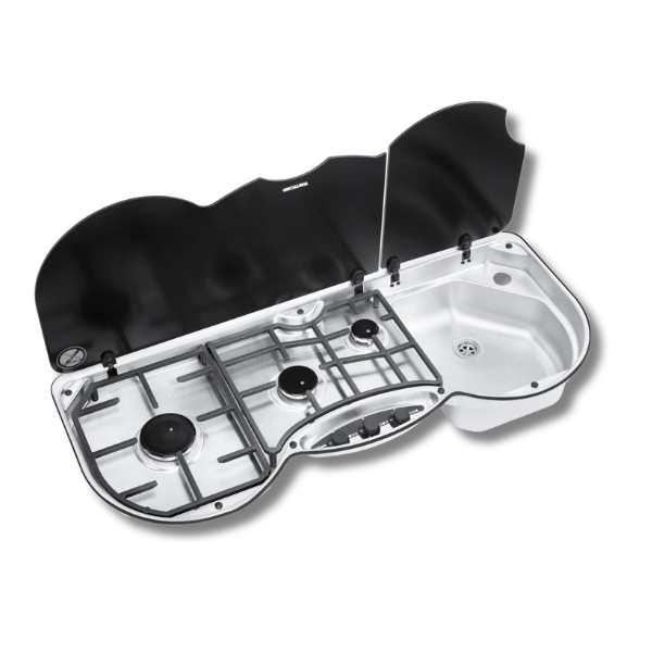 Thetford 353 Series Combination Unit Right Sink 7.5L-Off Grid Living Supplies Australia