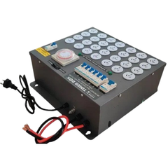 Timer Box up to 24000W 100 Amp with 24+4 Plugs - Hortivision-Off Grid Living Supplies
