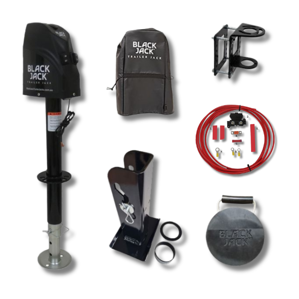 Trailer Jack With Wiring Harness-Off Grid Living Supplies Australia