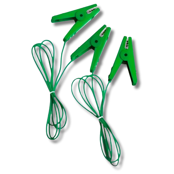 Triple Jumper Lead with Alligator Clips for Electric Fence Energiser - Thunderbird-Off Grid Living Supplies Australia