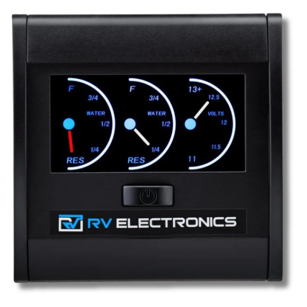 Triple Standard LCD Water Gauge For Caravan & RVs-Off Grid Living Supplies Australia