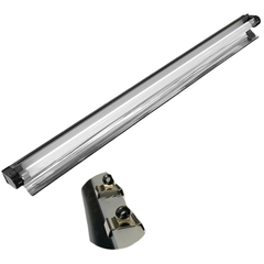 Tropical Reptile T5 UVB Light Fixture with 2ft 24W 5.0 or 10.0 UVB Fluorescent Light-Off Grid Living Supplies