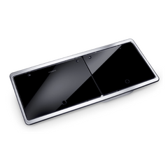 Two Burner Hob & Sink Combination With Glass Lid 760 x 325 mm-Off Grid Living Supplies Australia