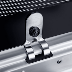 Two Burner Hob & Sink Combination With Glass Lid 760 x 325 mm-Off Grid Living Supplies Australia