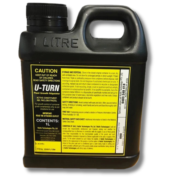 U Turn 1L Growth Stop & Flower Redirect - Nulife-Off Grid Living Supplies