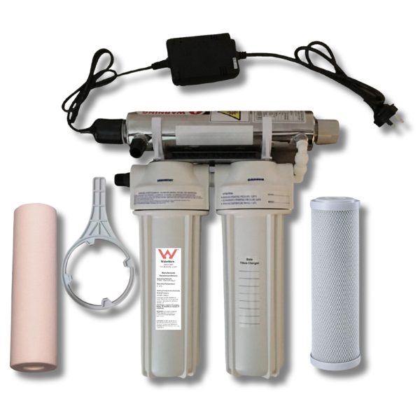Under Sink 14W UV Sterilising Water Filter for Rainwater Tanks-Off Grid Living Supplies Australia