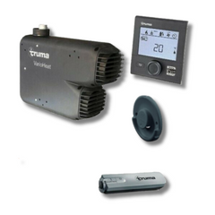 Varioheat Eco Gas Heater & Gas Level Check Black-Off Grid Living Supplies Australia