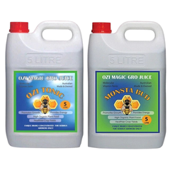 Vitamin B Grow Juice with Monsta Bud Nutrient 1L / 5L Kit - Ozi Tonic-Off Grid Living Supplies