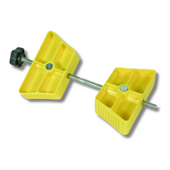 Wanderer Wheel Stop Yellow-Off Grid Living Supplies Australia