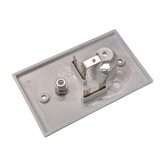 White TV Wall Plate For Caravan & RVs-Off Grid Living Supplies Australia