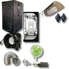 Wing Shade Grow Light with 2x 130W CFL Lamps and Duct Fans-Off Grid Living Supplies