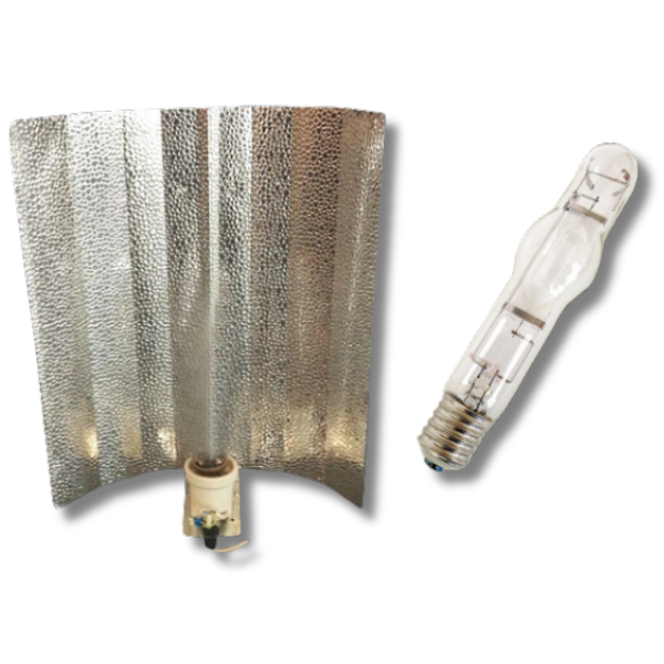 Wing Shade Reflector with 400W MH Retro Lamp HID Grow Light Kit-Off Grid Living Supplies