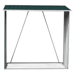 Wood Storage Shed Galvanized Steel - Green-Off Grid Living Supplies Australia
