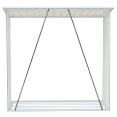 Wood Storage Shed Galvanized Steel - Green-Off Grid Living Supplies Australia