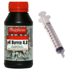 pH Buff 4 & 7 Calibration Solution Kit with Buffer Syringe-Off Grid Living Supplies