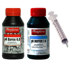 pH Buff 4 & 7 Calibration Solution Kit with Buffer Syringe-Off Grid Living Supplies