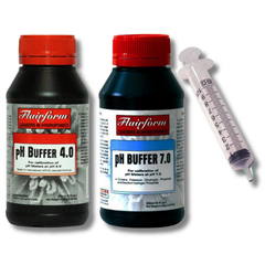 pH Buff 4 & 7 Calibration Solution Kit with Buffer Syringe-Off Grid Living Supplies