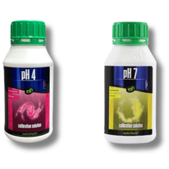 pH Buffer 4.0 & 7.0 Calibration Solution 250ml - Nutrifield-Off Grid Living Supplies
