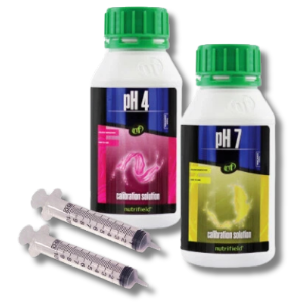 pH Buffer Calibration 4.0 & 7.0 with Syringes Kit - Nutrifield-Off Grid Living Supplies