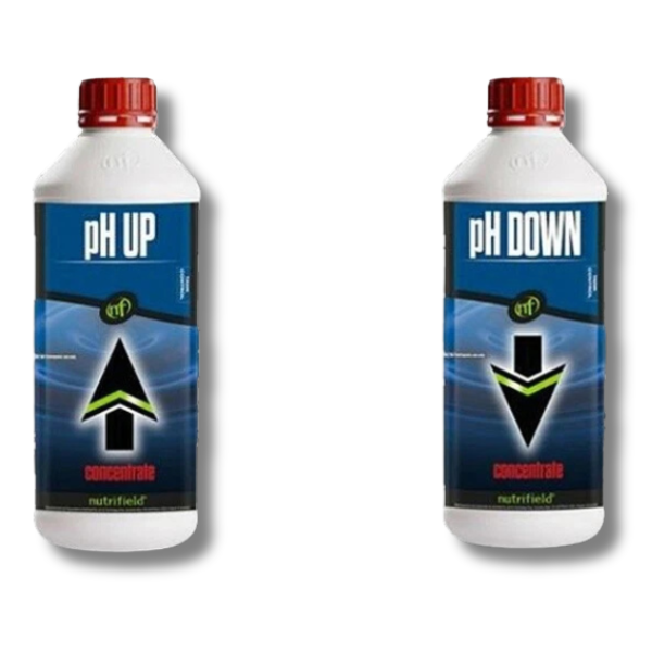 pH Up or Down 1L Non-Hazardous Adjustment Solutions - Nutrifield-Off Grid Living Supplies