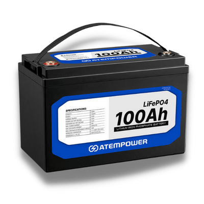100AH 12V Maintenance Free Lithium Iron Phosphate Deep Cycle Battery LiFePO4 Love My Caravan