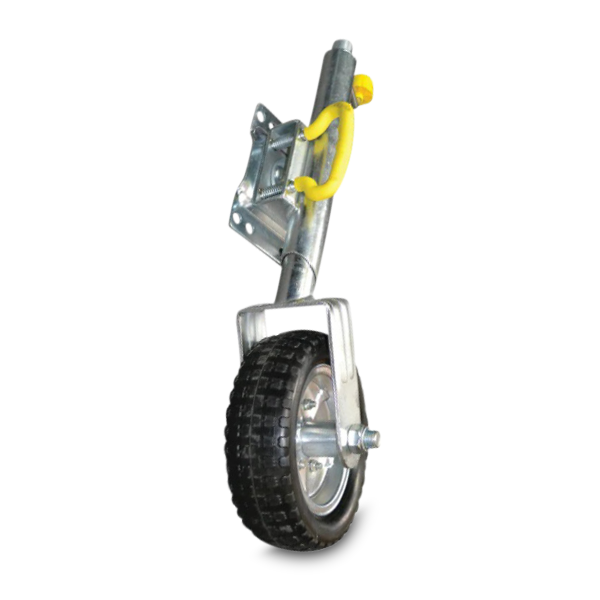 10" Swing Up Jockey with Solid Wheel - 1000kg Love My Caravan