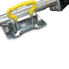 10" Swing Up Jockey with Solid Wheel - 1000kg Love My Caravan