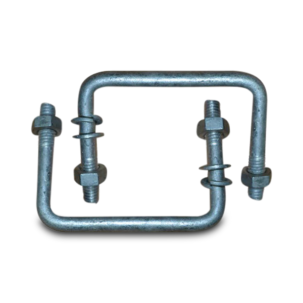 10" Swing Up Jockey with Solid Wheel + U Bolts for 75mm x 50mm A-Frame / Draw Bars - 1000kg Love My Caravan